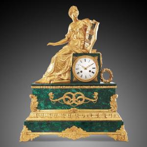 Louis-philippe Charles Style Mantel Clock