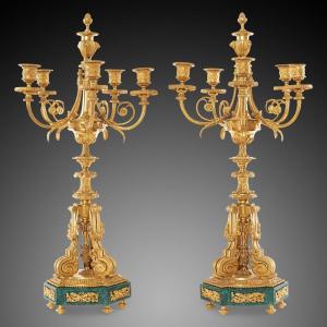 Pair Of Louis XVI Style Candlesticks