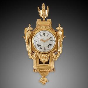 Louis XVI Wall Clock By Causard Duroy - Id: 911616