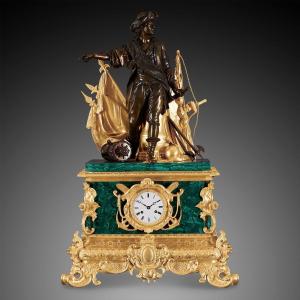 Napoleon III Style Mantel Clock