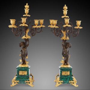 Pair Of 19th Century Candelabra
