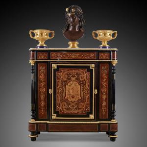 Exotic Wood Cabinet, Napoleon III 