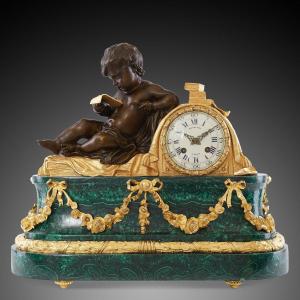 A Napoleon III Style Mantel Clock