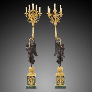 A Pair Of 19th Century Candelabra