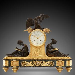 18th Century  Clock By Pierre Rive Colmar