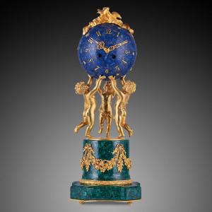 A Louis XVI Style Mantel Clock
