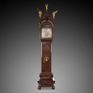  18th Century Dutch Amsterdam Longcase Clock