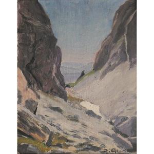 Le Névé, Circa 1935 - Daniel Gloria - Lyonnaise School