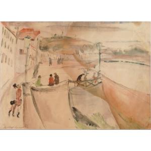 Lou Albet-lazard, "walk On The Pier" Franz Marc, August Macke, Expressionism