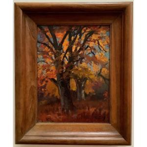 Henry Jean Pontoy "flaming Autumn"