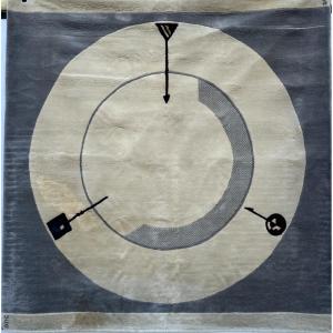 Christian Duc Rug, "less Is More" Model, Publisher Toulemonde Bochart France, 1980