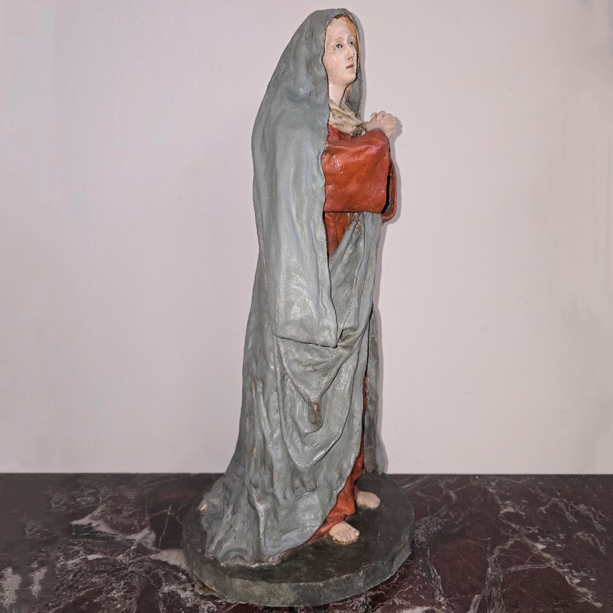 Antica Madonna Addolorata XIX secolo-photo-3