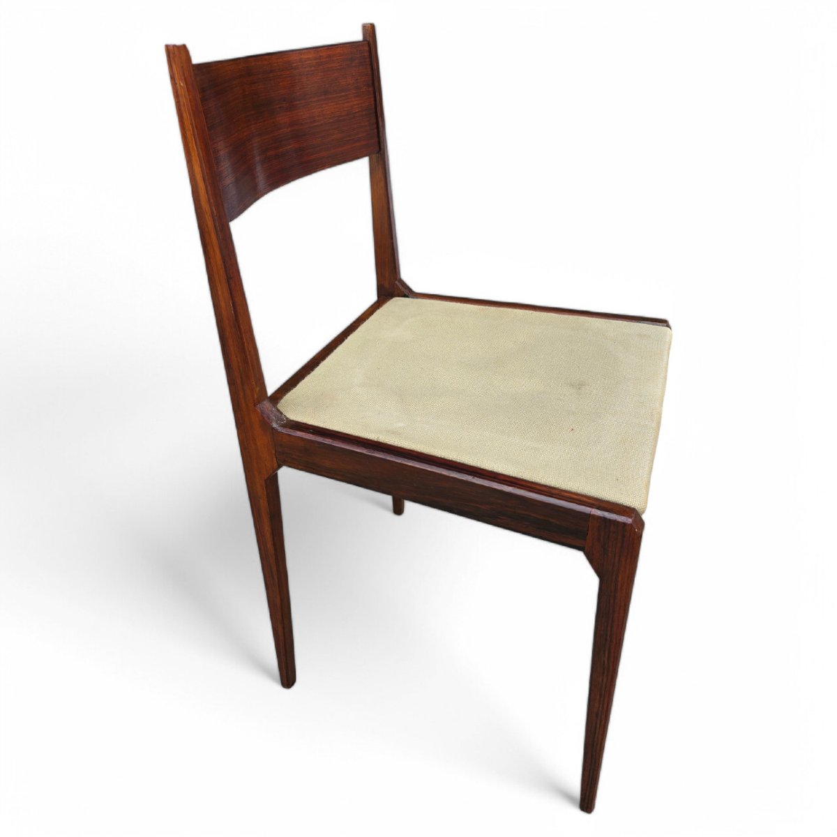Sergio Mazza 4 sedie vintage chairs anni 50 palissandro italian design-photo-4
