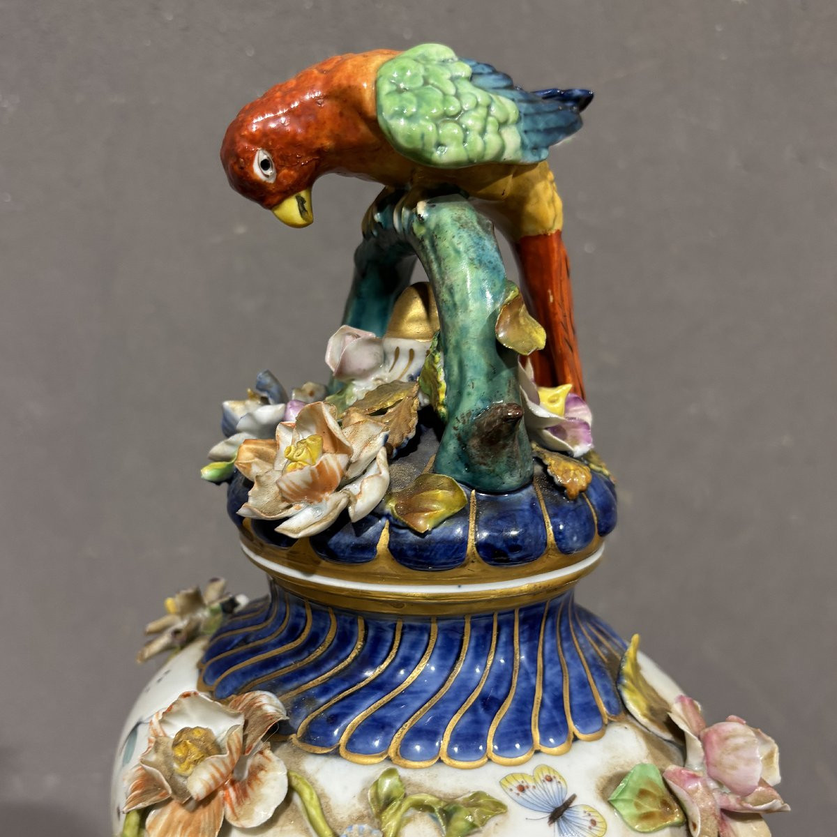Antica Coppia di vasi in Porcellana Sevres XIX secolo-photo-8