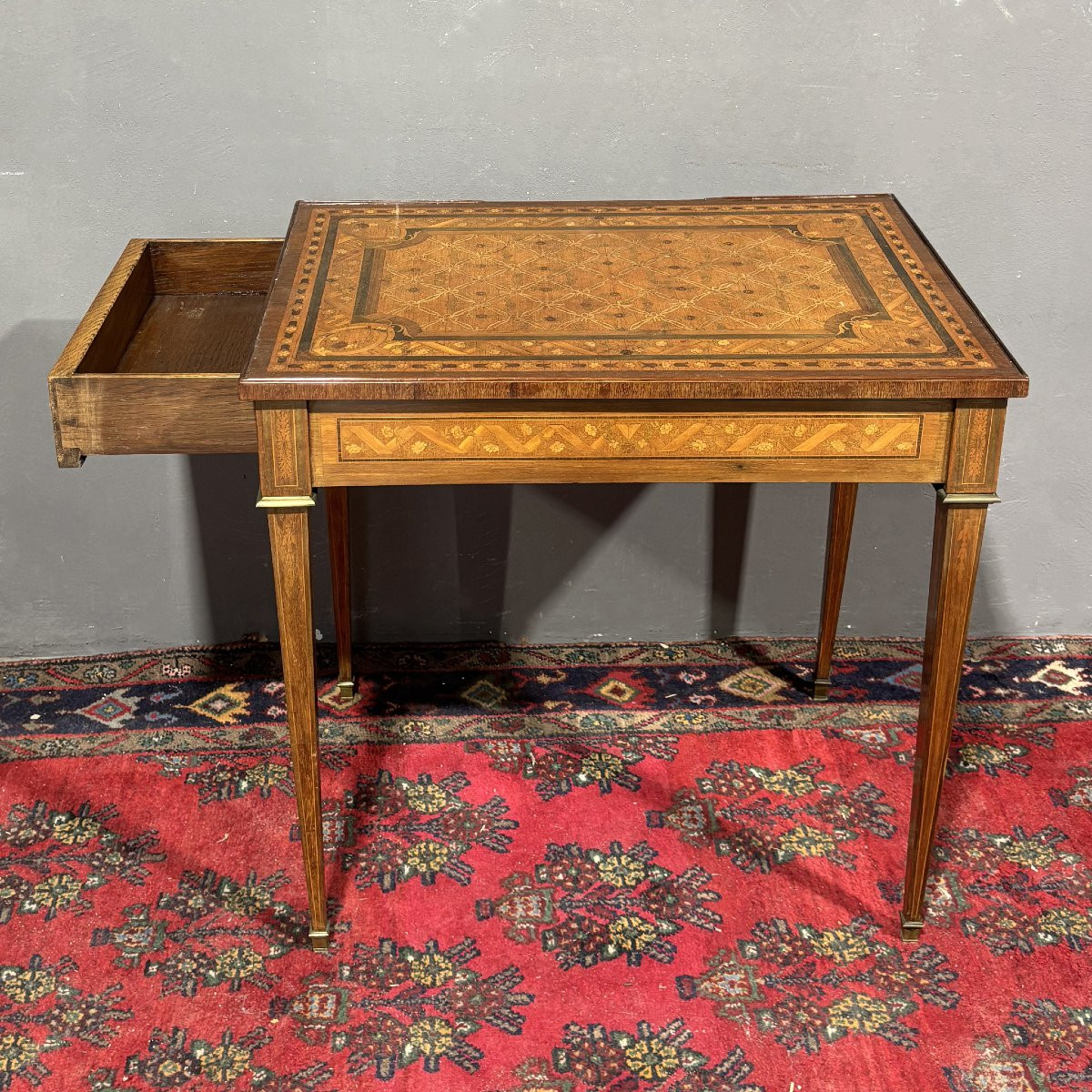 Straordinaio Tavolino Consolle Napoleone III-photo-4
