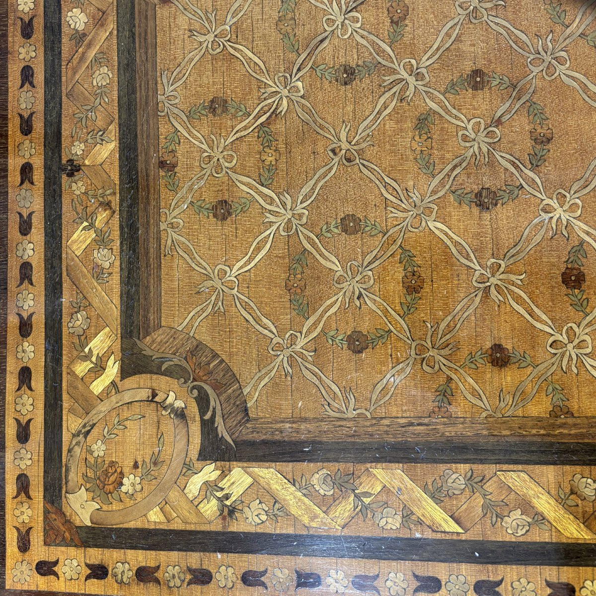 Straordinaio Tavolino Consolle Napoleone III-photo-7