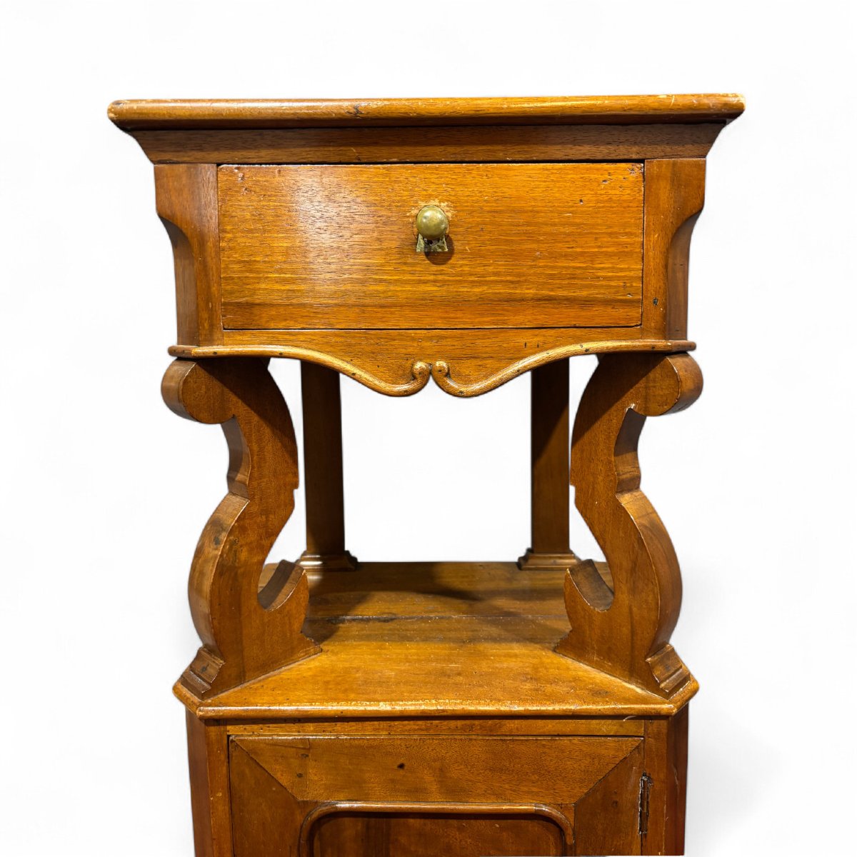 Elegante Comodino a virgola fine '800-photo-4