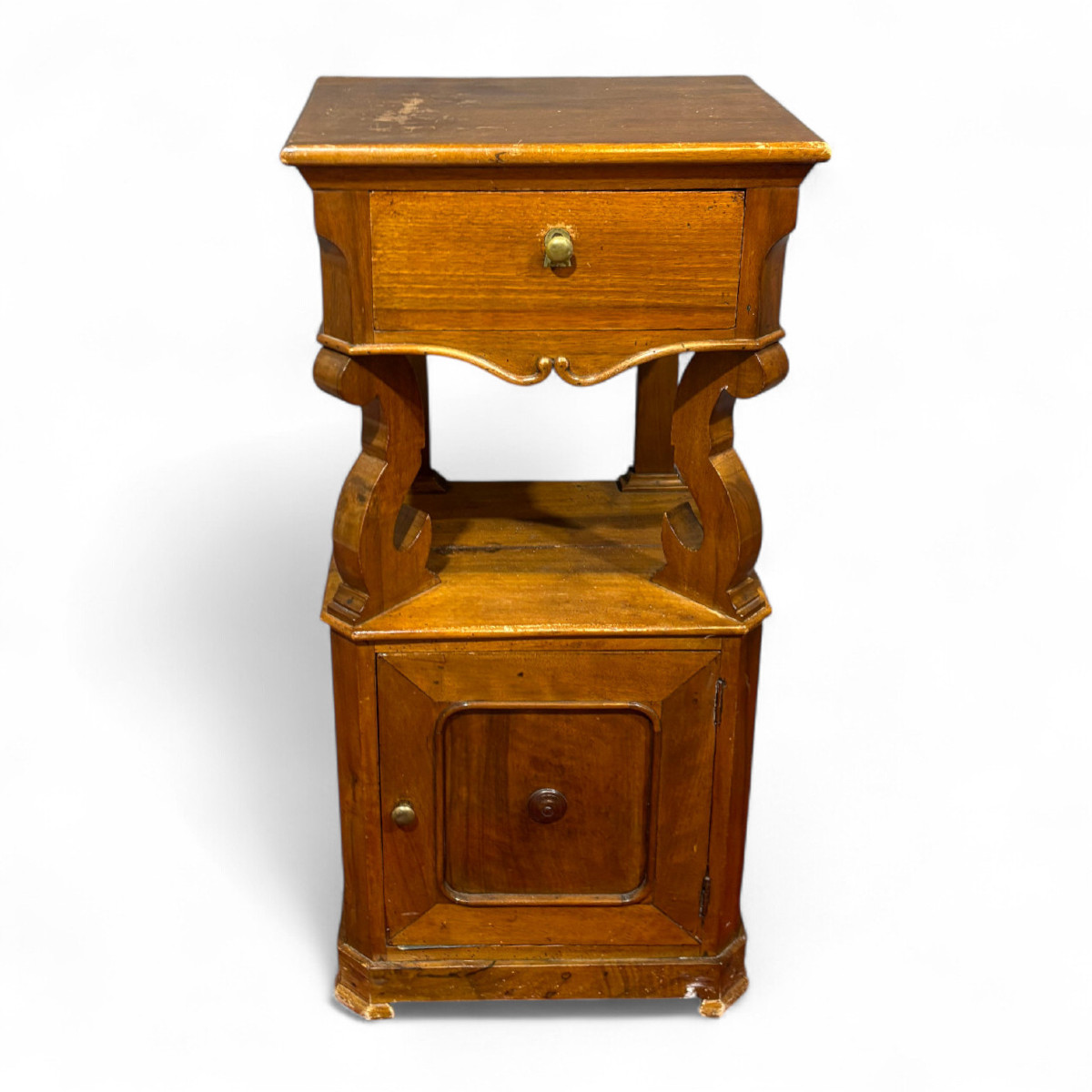 Elegante Comodino a virgola fine '800