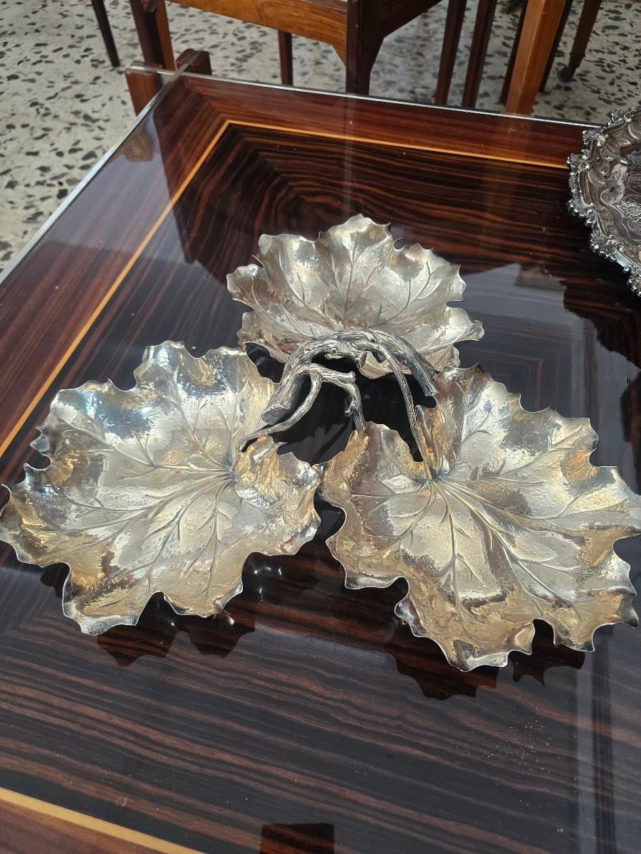 Centrotavola  Geranio Ø 43 cm in argento 925 Buccellati.-photo-1