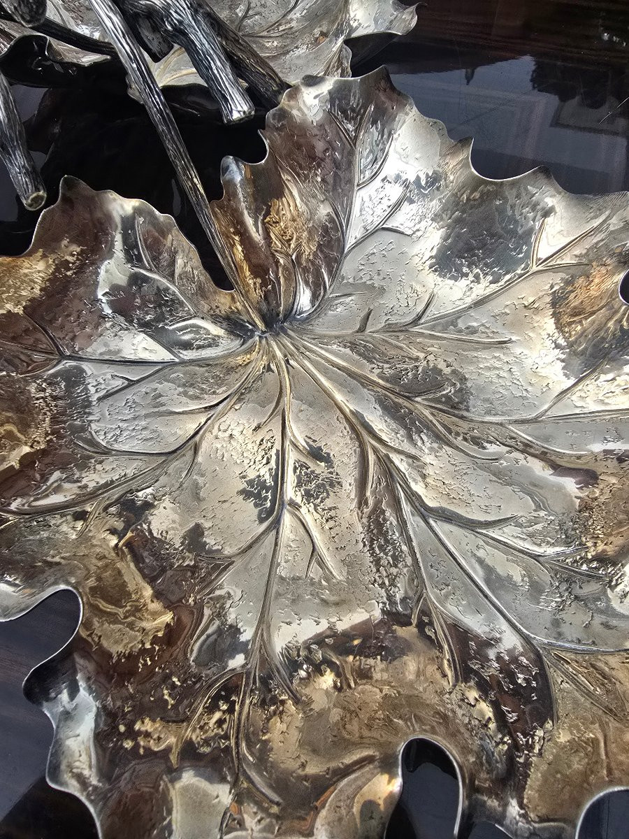 Centrotavola  Geranio Ø 43 cm in argento 925 Buccellati.-photo-3