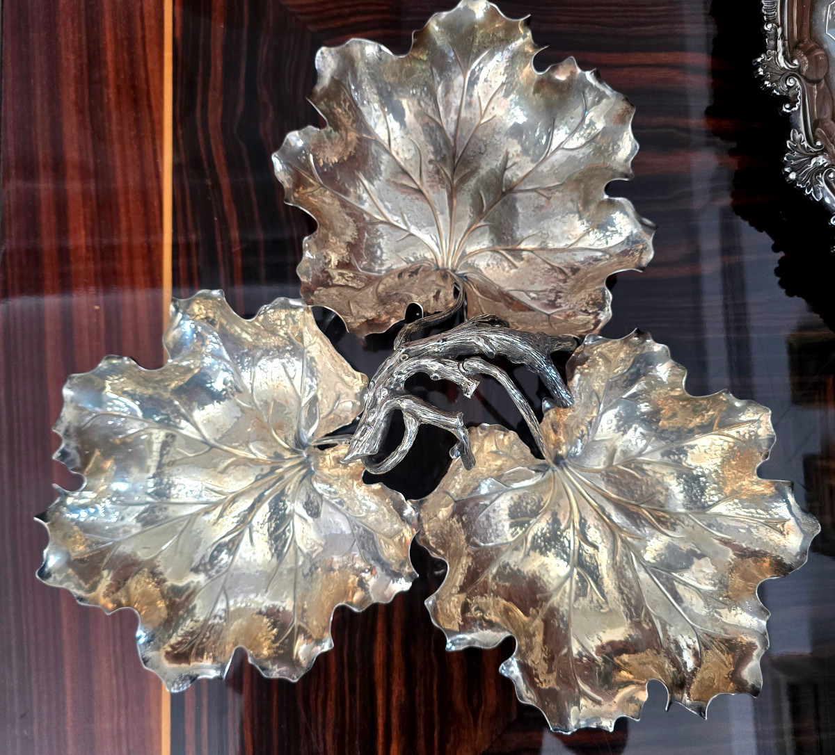 Centrotavola  Geranio Ø 43 cm in argento 925 Buccellati.
