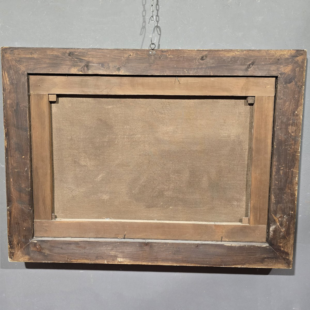 Antico Dipinto Natura morta con fiori e frutta-photo-6