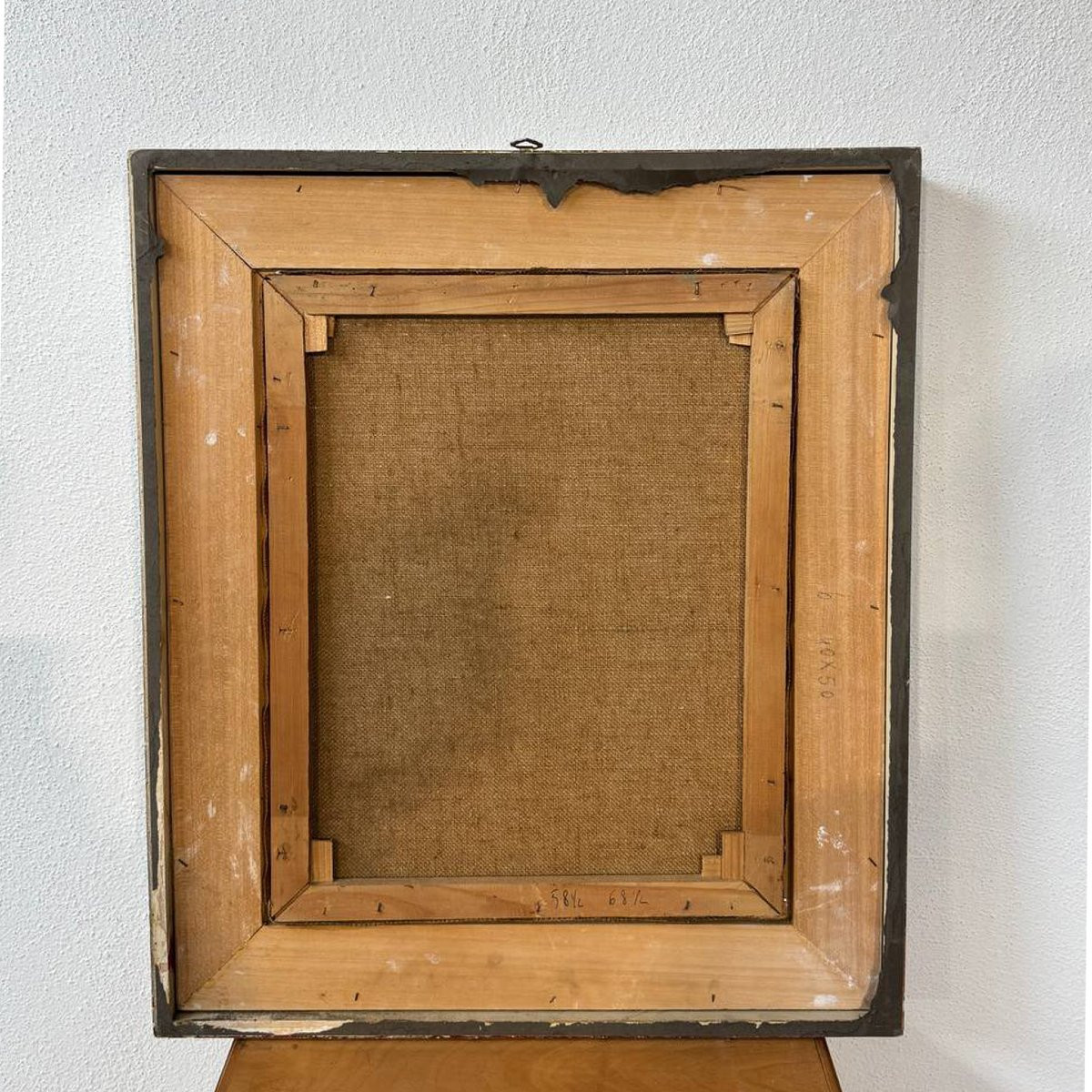 Quadro a olio firmato Cafrà – Uomo sotto la pioggia-photo-5