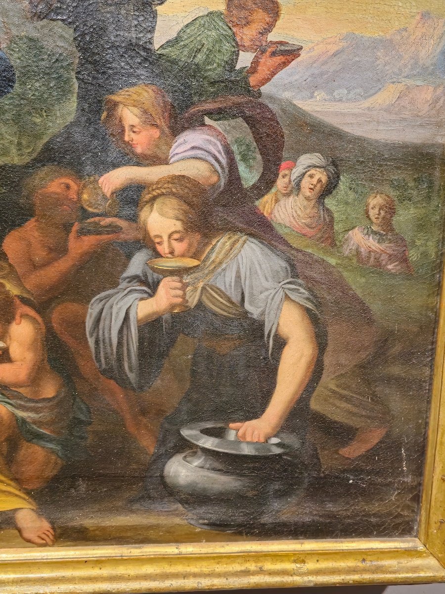 Dipinto barocco – Scuola napoletana, XVII secolo – Ambito di Mattia Preti-photo-3