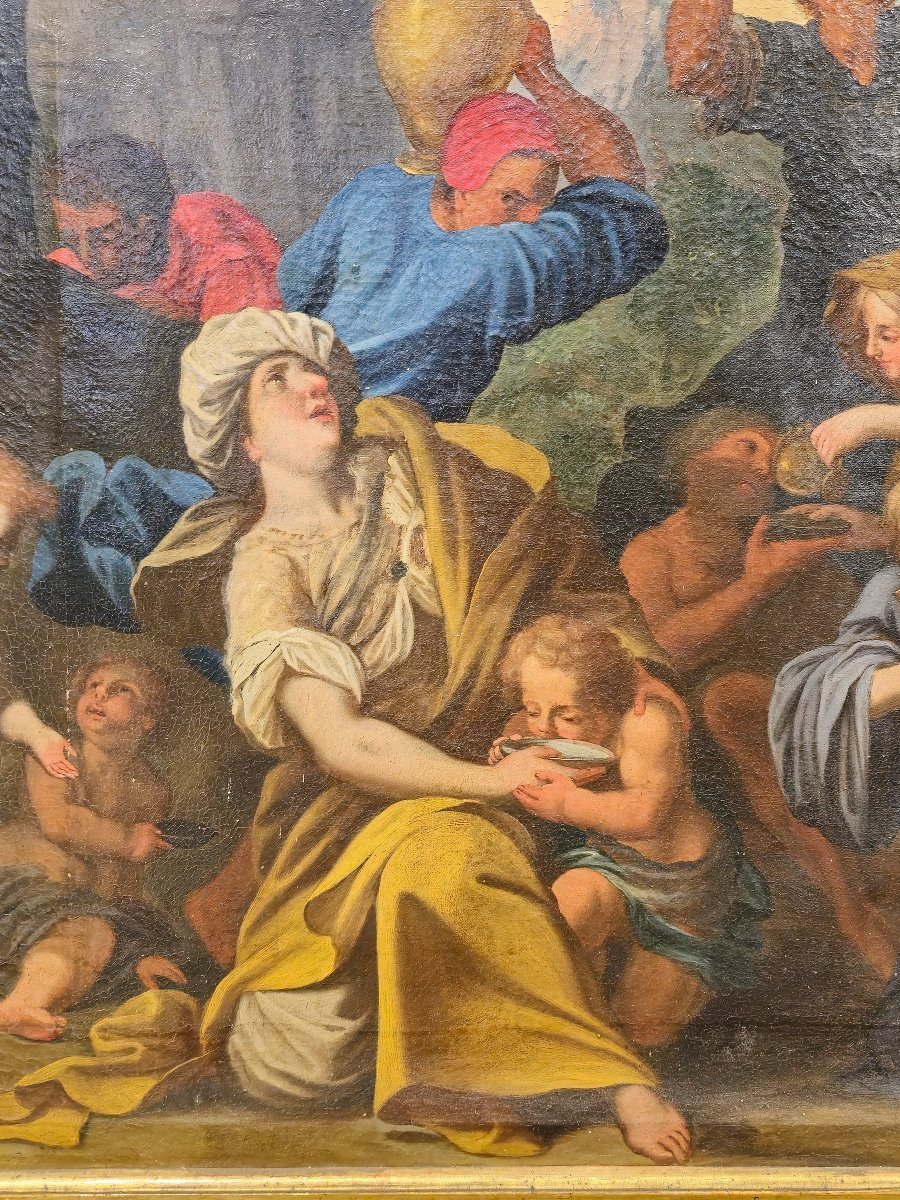 Dipinto barocco – Scuola napoletana, XVII secolo – Ambito di Mattia Preti-photo-4