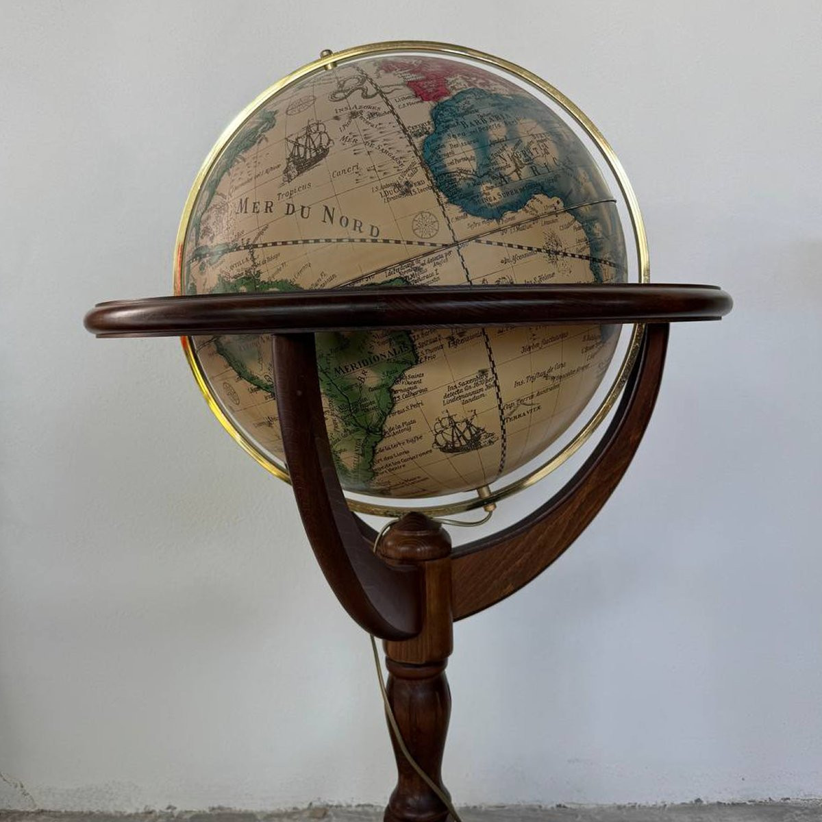 Mappamondo luminoso da terra edizione numerata Guillaume Delisle-photo-1