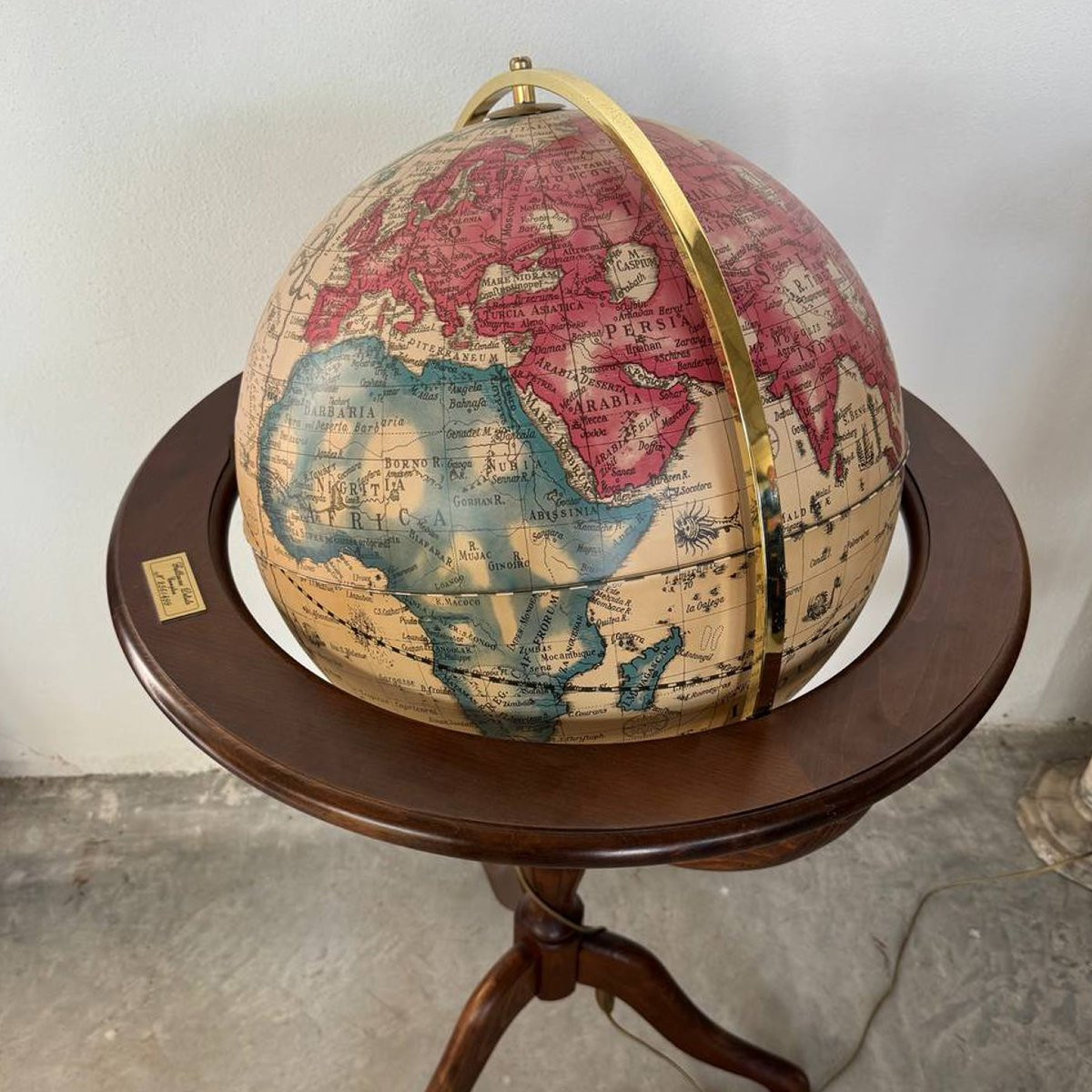 Mappamondo luminoso da terra edizione numerata Guillaume Delisle-photo-3