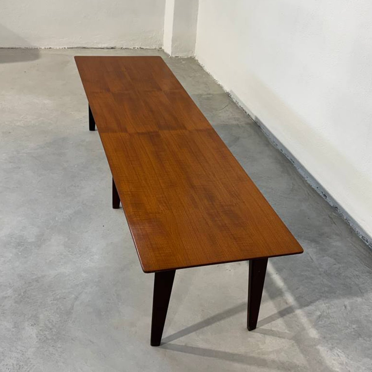 Panca in legno Vittorio Dassi anni 50-photo-2