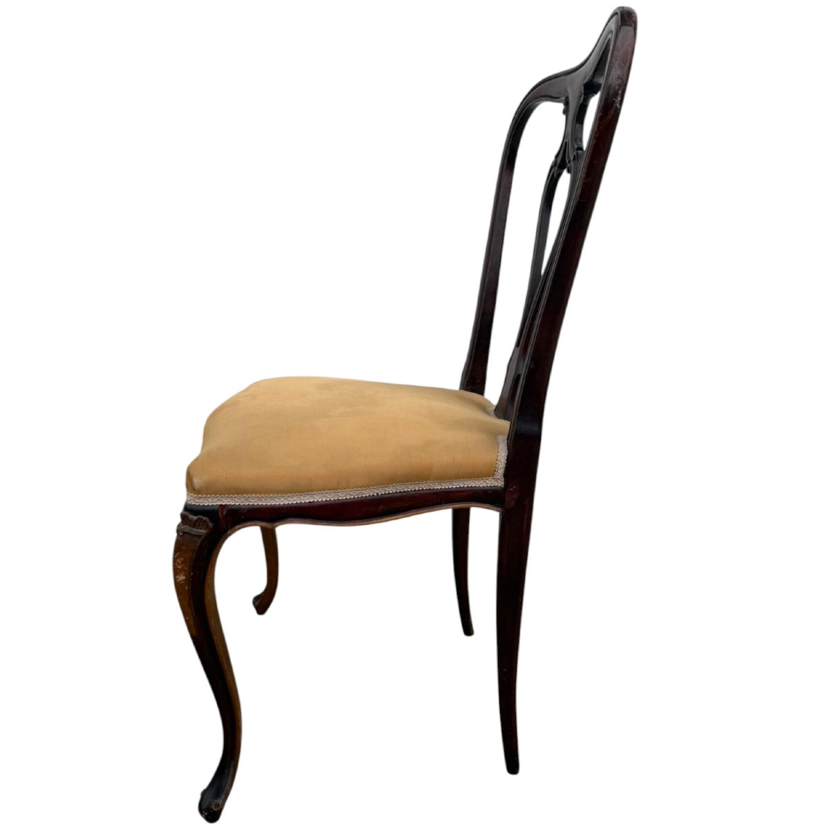 Set 4 sedie in legno sagomato di gusto Luigi XV-photo-1