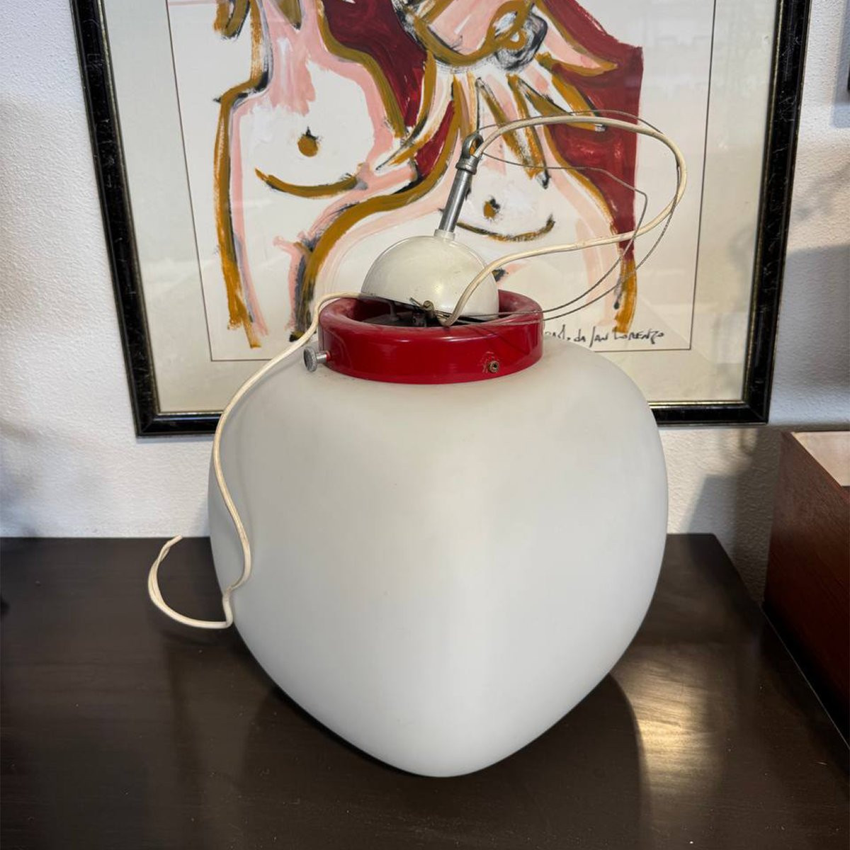 Lampadario Space Age “Tama” – Isao Hosoe, Valenti Luce anni ’70 design italiano-photo-1