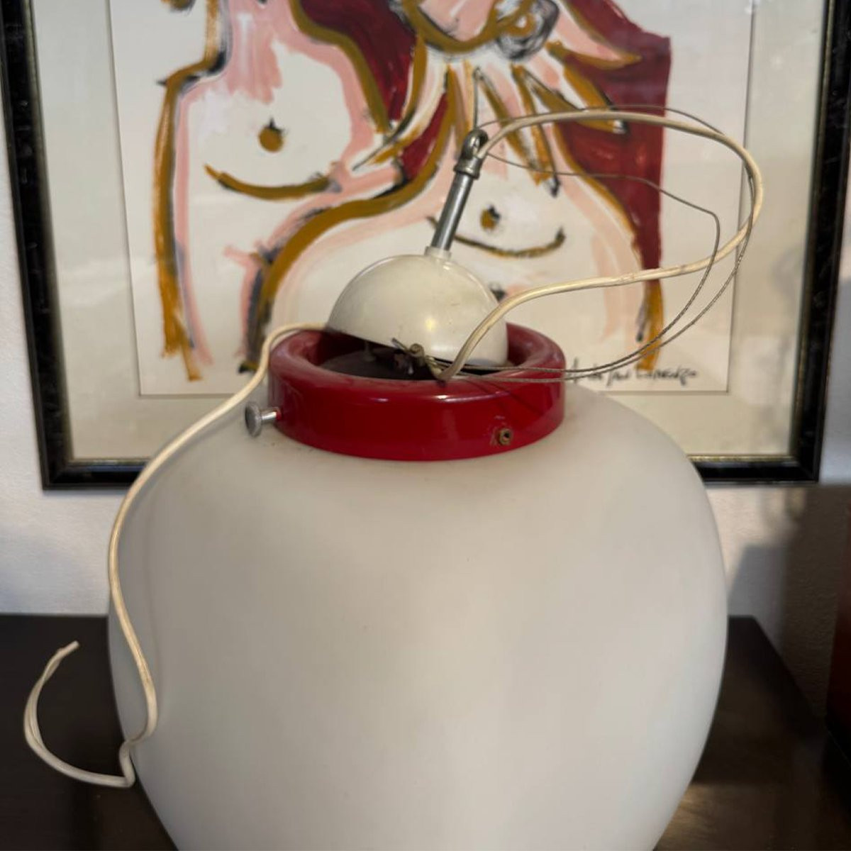 Lampadario Space Age “Tama” – Isao Hosoe, Valenti Luce anni ’70 design italiano-photo-2