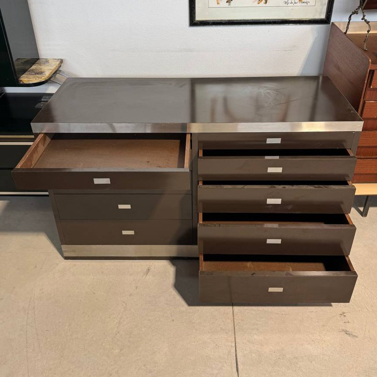 Cassettiera di design italiano degli anni '70 firmata Willy Rizzo-photo-5