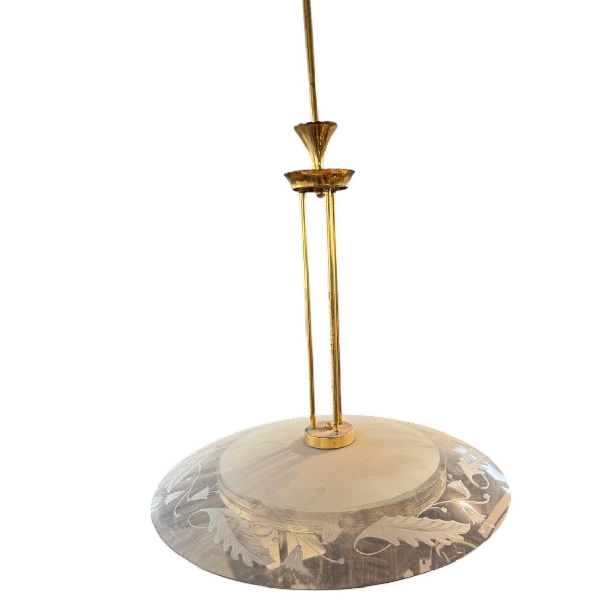 Lampadario di design italino di Pietro Chiesa per Fontana Arte, anni ’50-photo-6
