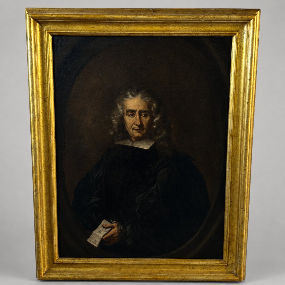 Ritratto di Nobiluomo Borbonico – Olio su Tela, XVIII Secolo