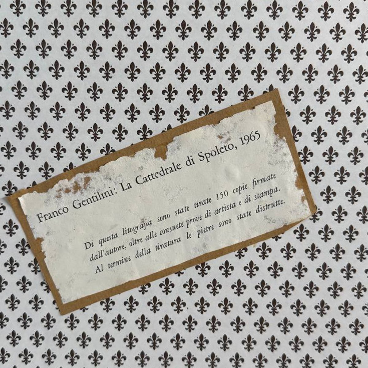 Franco Gentilini – La Cattedrale di Spoleto, Litografia a Colori firmata-photo-3