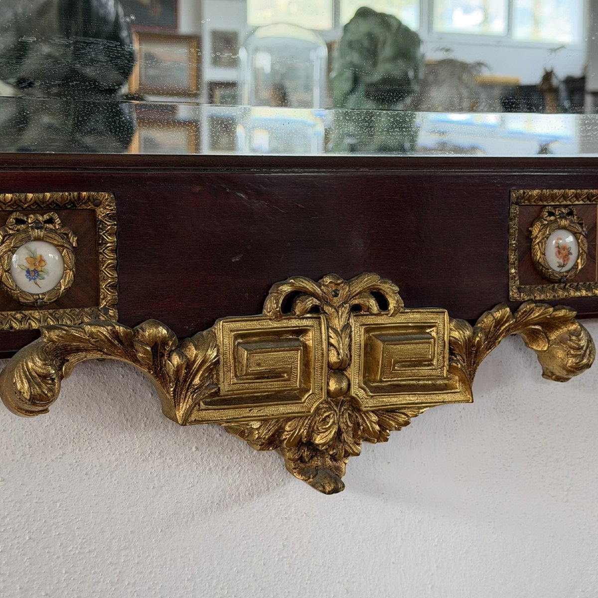 Console con specchiera in mogano in stile Luigi XVI, Francia, inizio XX secolo-photo-4
