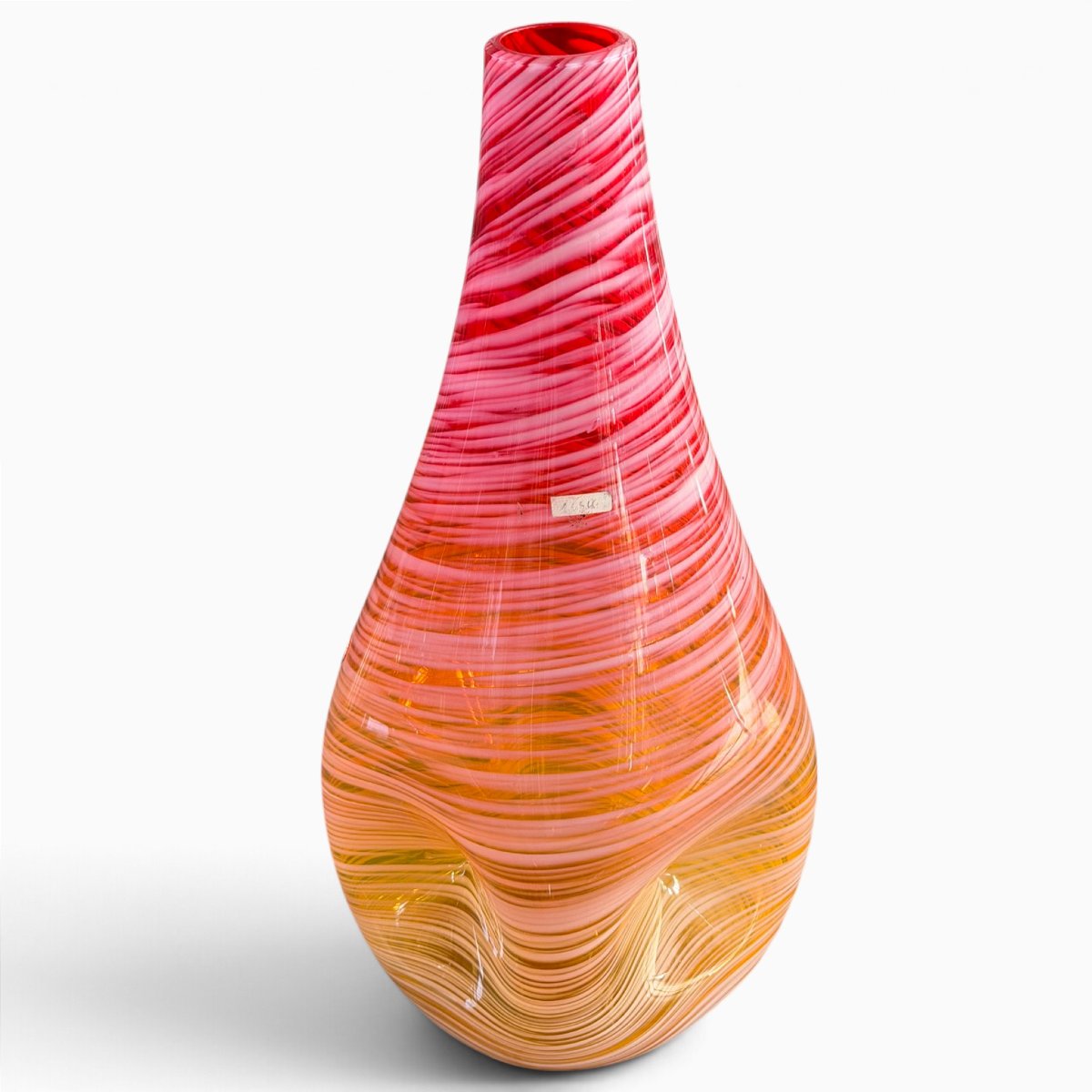 Vaso in vetro di Murano degli anni '70-photo-3