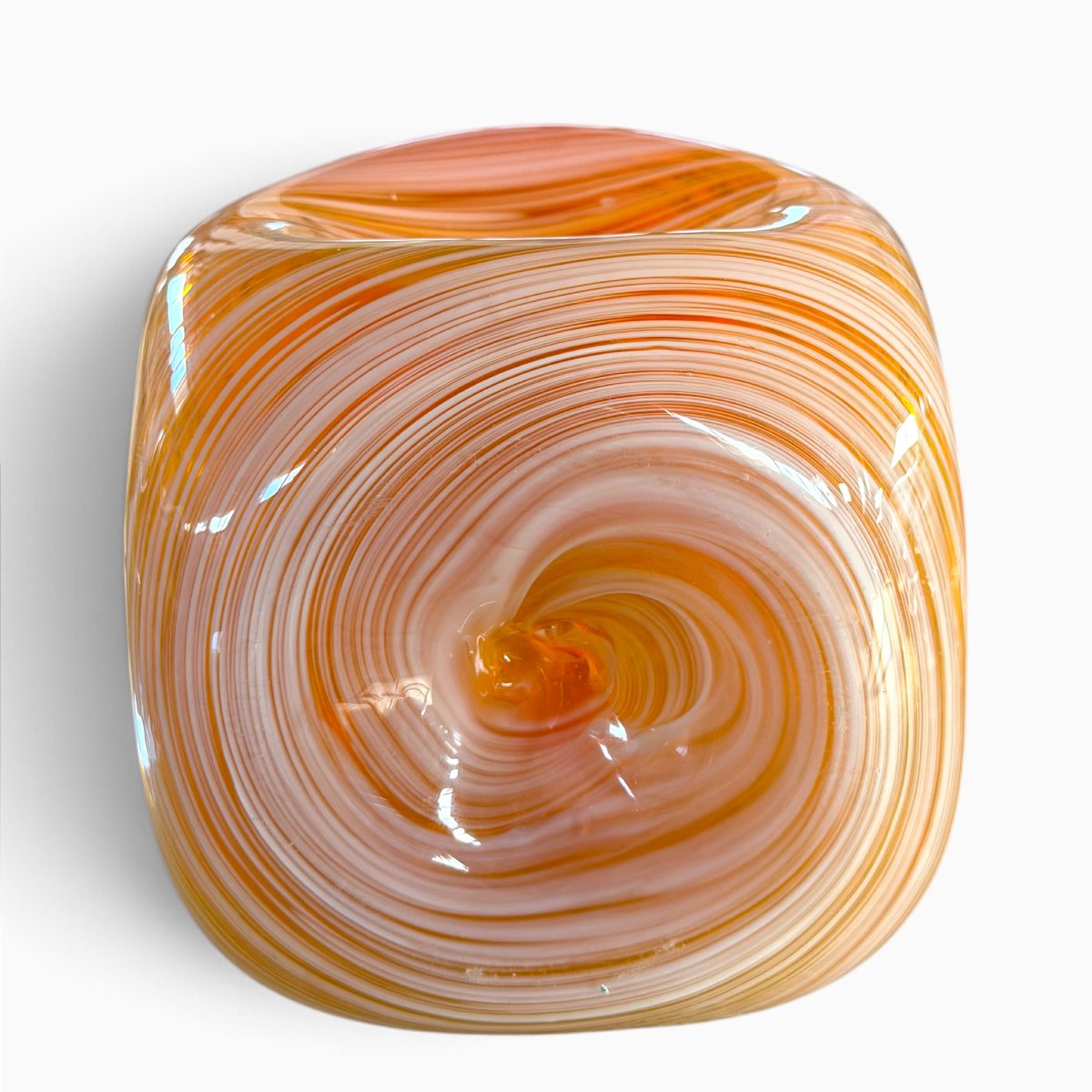 Vaso in vetro di Murano degli anni '70-photo-4