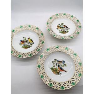 3 Cake Dishes / Cups - Berlin - XIXth