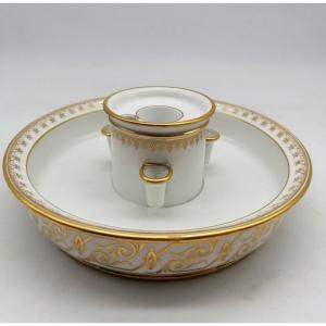 Nineteenth Century Sèvres Porcelain Inkwell