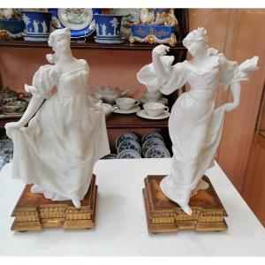 Couple Of Porcelain Dancers