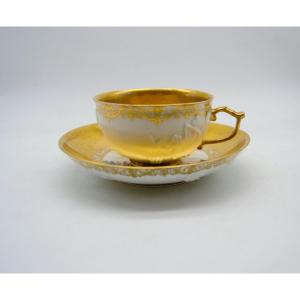 Meissen Mug With Harbor Decor From Horoldt - XVIIIth