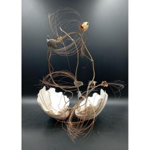"fish Sculpture" By Wam Grey