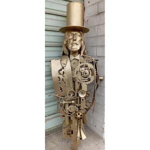 Sculpture Of Verdi Signed V. Paquot