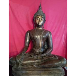 Large Bronze Buddha Of Thailand 
