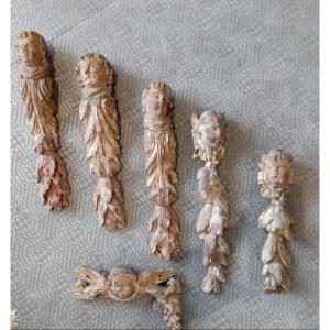17th-century Carved Wooden Angels